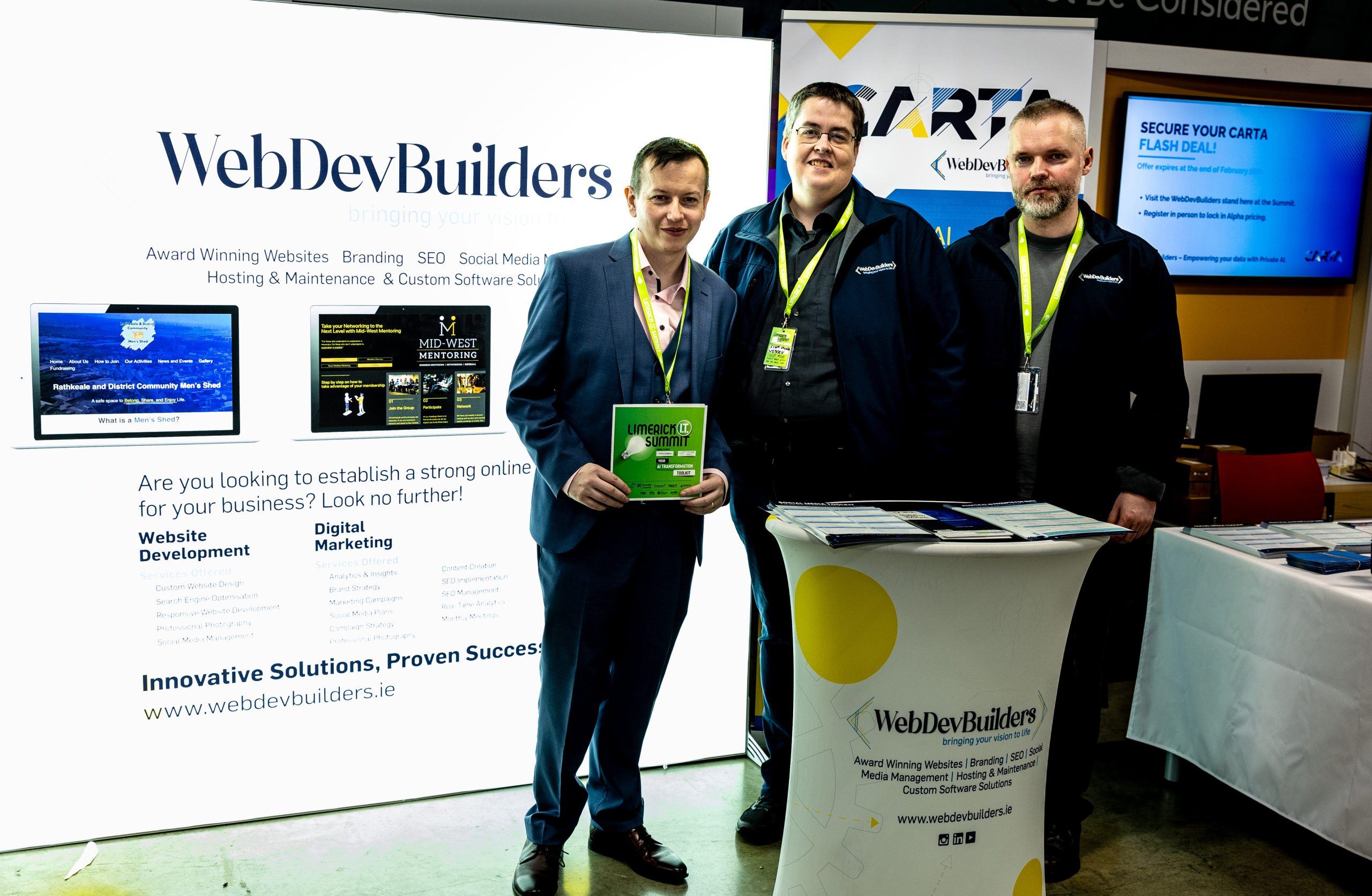 Group photo from Limerick IT Summit 2026 at Dell Technologies